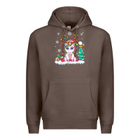 Coffee cute unicorn christmas shirt kid girls women deer santa xmas 1 Premium Hoodie - linhVisuals