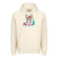 Tofu cute unicorn christmas shirt kid girls women deer santa xmas 1 Premium Hoodie - linhVisuals