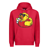 Cardinal lifeguard rubber duck t shirt Premium Hoodie - linhVisuals