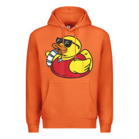 Carrot lifeguard rubber duck t shirt Premium Hoodie - linhVisuals