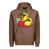 Chestnut lifeguard rubber duck t shirt Premium Hoodie - linhVisuals
