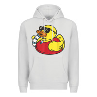 Dove Grey lifeguard rubber duck t shirt Premium Hoodie - linhVisuals