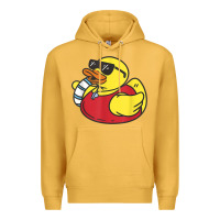 Mustard lifeguard rubber duck t shirt Premium Hoodie - linhVisuals