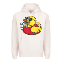 Pale Pink lifeguard rubber duck t shirt Premium Hoodie - linhVisuals