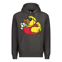Smoke lifeguard rubber duck t shirt Premium Hoodie - linhVisuals