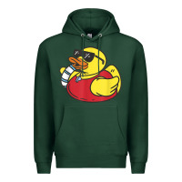 Sports Green lifeguard rubber duck t shirt Premium Hoodie - linhVisuals