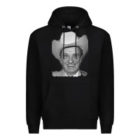 Black profile ernest tubb famous Premium Hoodie - linhVisuals