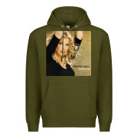 Army Green faith hill   breathe Premium Hoodie - linhVisuals