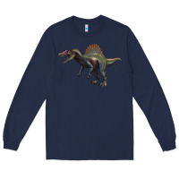 Navy spinosaurus Long Sleeve Tee - Artiststas