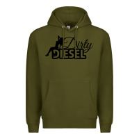 Army Green Dirty Diesel Sexy Premium Hoodie - linhVisuals