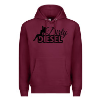 Burgundy Dirty Diesel Sexy Premium Hoodie - linhVisuals