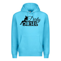 Ocean Blue Dirty Diesel Sexy Premium Hoodie - linhVisuals