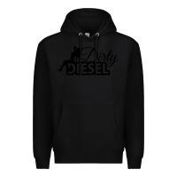 Black Dirty Diesel Sexy Premium Hoodie - linhVisuals