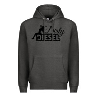 Charcoal Heather Dirty Diesel Sexy Premium Hoodie - linhVisuals