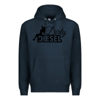 Navy Dirty Diesel Sexy Premium Hoodie - linhVisuals
