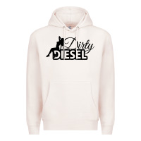 Pale Pink Dirty Diesel Sexy Premium Hoodie - linhVisuals