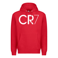 Red Cristiano CR7 Premium Hoodie - linhVisuals