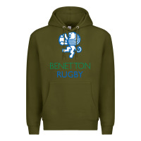 Army Green benetton rugby in italy Premium Hoodie - linhVisuals