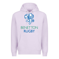 Lilac benetton rugby in italy Premium Hoodie - linhVisuals