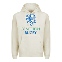Oatmeal Heather benetton rugby in italy Premium Hoodie - linhVisuals