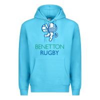 Ocean Blue benetton rugby in italy Premium Hoodie - linhVisuals