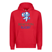 Red benetton rugby in italy Premium Hoodie - linhVisuals