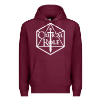 Burgundy critical role Premium Hoodie - linhVisuals