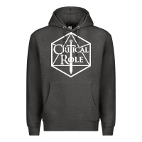 Charcoal Heather critical role Premium Hoodie - linhVisuals