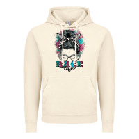 Vintage Artic race life  messy bun Vintage Hoodie - BarkalooDesign