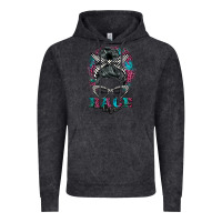 Vintage Black race life  messy bun Vintage Hoodie - BarkalooDesign