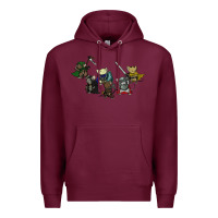 Burgundy mouse guard Premium Hoodie - linhVisuals