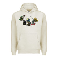 Oatmeal Heather mouse guard Premium Hoodie - linhVisuals
