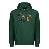 Sports Green mouse guard Premium Hoodie - linhVisuals
