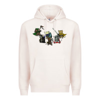 Pale Pink mouse guard Premium Hoodie - linhVisuals