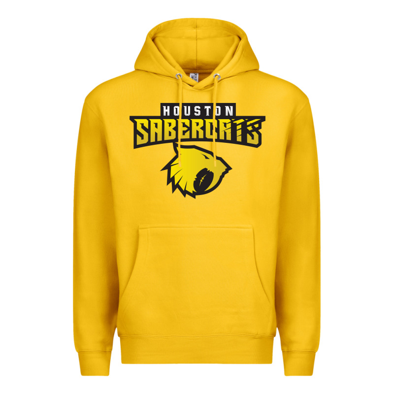 Houston Sabercats Rugby Premium Hoodie by linhVisuals | Teevron