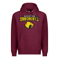Burgundy houston sabercats rugby Premium Hoodie - linhVisuals