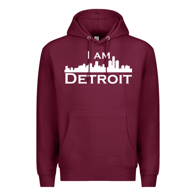 I Am Detroit Premium Hoodie by linhVisuals | Teevron