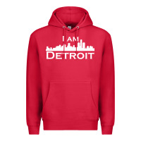 Cardinal I Am Detroit Premium Hoodie - linhVisuals