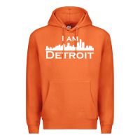 Carrot I Am Detroit Premium Hoodie - linhVisuals