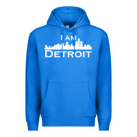 True Royal I Am Detroit Premium Hoodie - linhVisuals