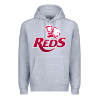 Heather Grey queensland reds rugby Premium Hoodie - linhVisuals