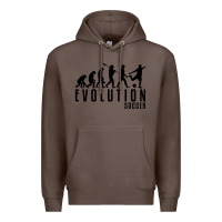 Coffee soccer evolution Premium Hoodie - linhVisuals