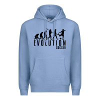 Colony Blue soccer evolution Premium Hoodie - linhVisuals
