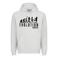 Dove Grey soccer evolution Premium Hoodie - linhVisuals