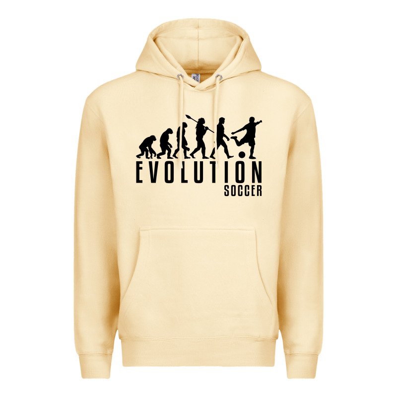 Soccer Evolution Premium Hoodie by linhVisuals | Teevron