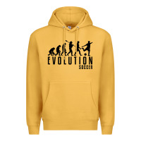 Mustard soccer evolution Premium Hoodie - linhVisuals