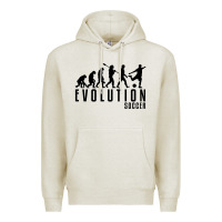 Oatmeal Heather soccer evolution Premium Hoodie - linhVisuals
