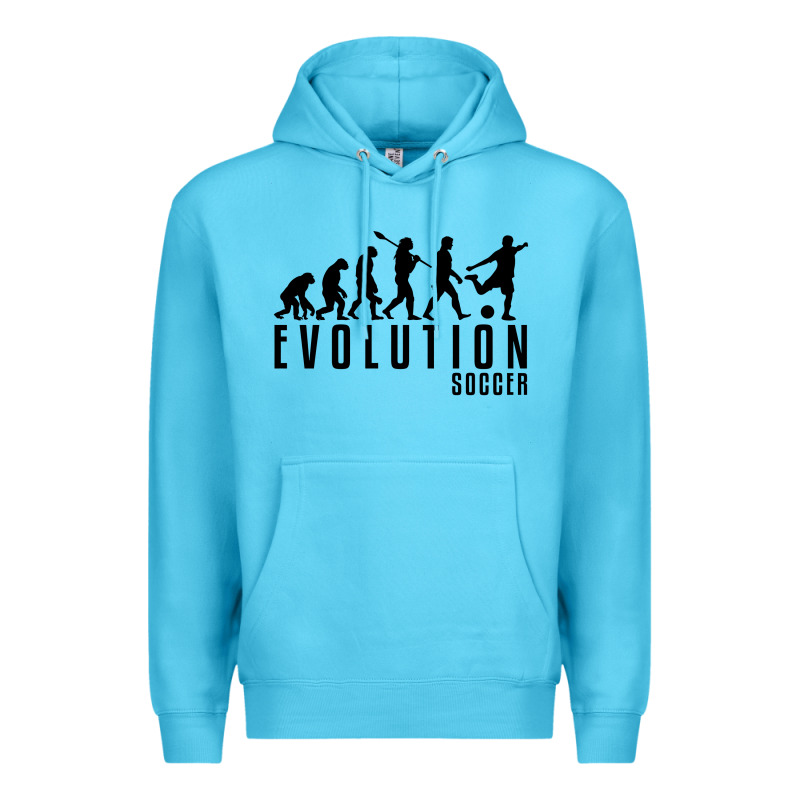 Soccer Evolution Premium Hoodie by linhVisuals | Teevron