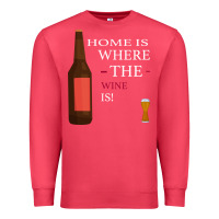 Cardinal HOME IS WHERE THE WINE IS Premium Sweatshirt - Bettercallsaul