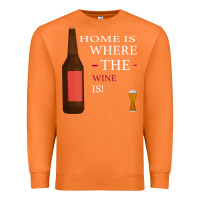 Carrot HOME IS WHERE THE WINE IS Premium Sweatshirt - Bettercallsaul